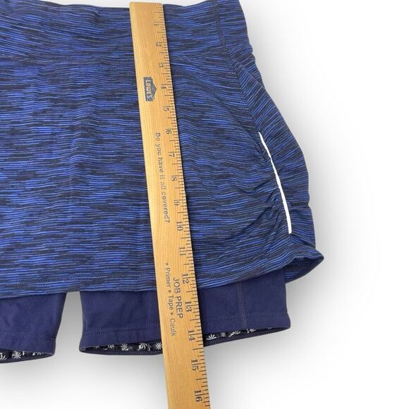 Athleta Aurora Contender 2 in 1 Skirt Skort Rushed Blue Purple Womens Size Small - Picture 10 of 12